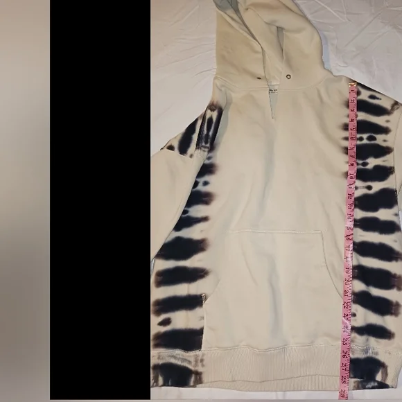 Free People Washed It's A Vibe Hoodie X-SMALL Sweatshirt Tie Dye - Picture 6 of 10